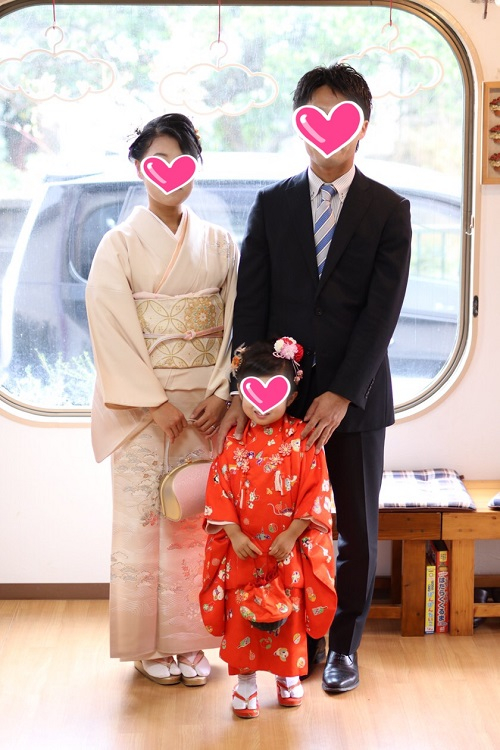 3歳七五三のお客様 沼津市 しもやま美容室