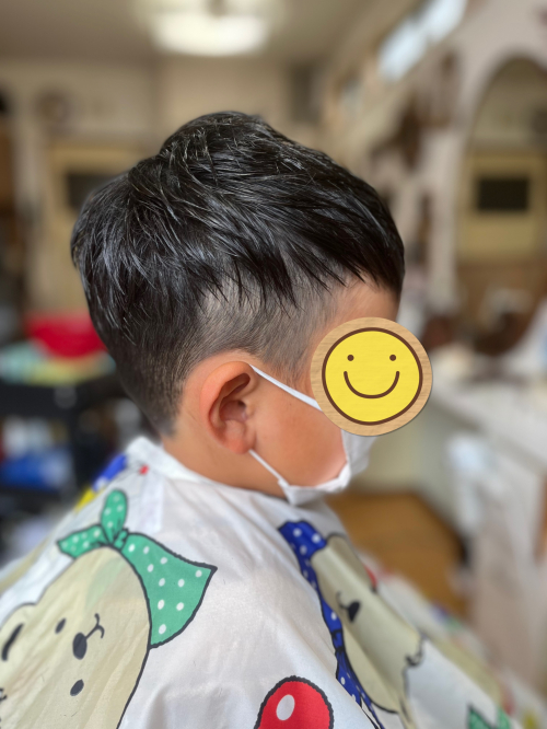 キッズツーブロックカット男の子編 静岡県東部 沼津市にある しもやま美容室